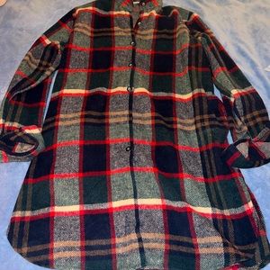 Flannel Dress- great with tights or leggings!
